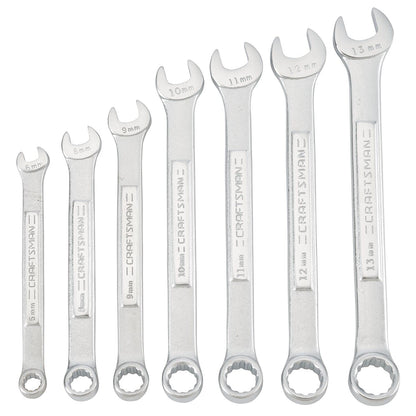 CRAFTSMAN Llaves Combinadas Métricas 7 Piezas CMMT21086