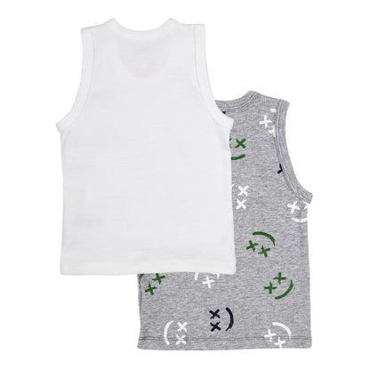 Baby Creysi Playera Sin Mangas Infantil Pack de 2 Algodón Hipoalergénico