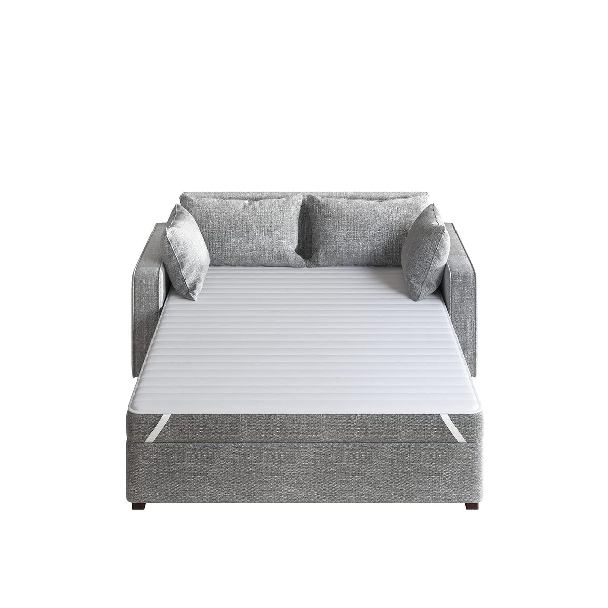 Comfort Classics Cojín de microfibra para sofá cama Frisco, blanco, 60 x 72 "