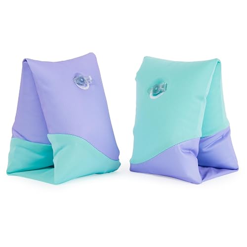 SwimWays Soft Swimmies Toddler Floaties, Learn-to-Swim Inflatable Pool Floats & Arm Floaties, Swimming Pool Accessories for Kids Aged 3-5