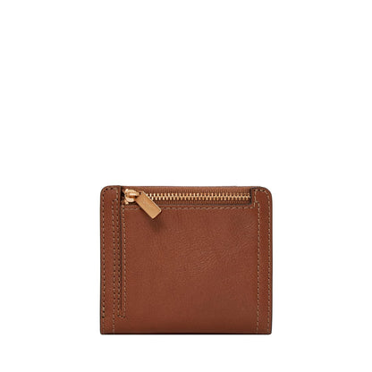 Fossil Women's Logan Leather RFID-Blocking Bifold Wallet