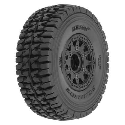 Pro-line Racing Mirage TT - Neumáticos SC con cinturón de 2.2"/3" montados en Raid Negro 6x30 ruedas hexagonales extraíbles de 12 mm y 14 mm 2 PRO1024811