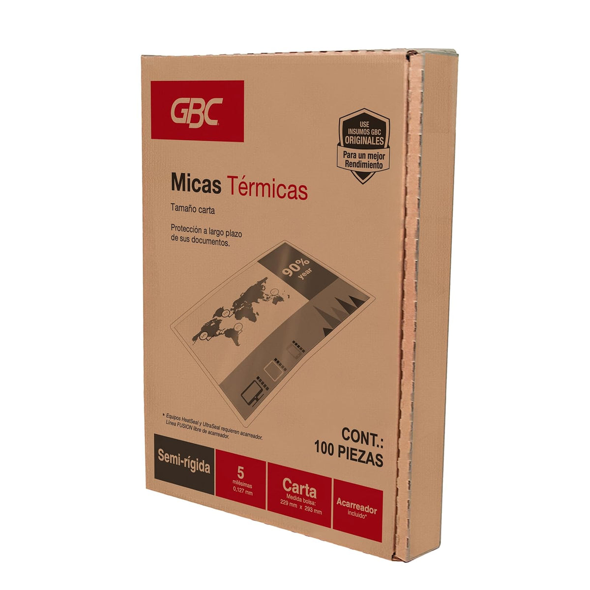 GBC Mica Térmica Semi-Rígida para Laminar Tamaño Carta 5 Mil