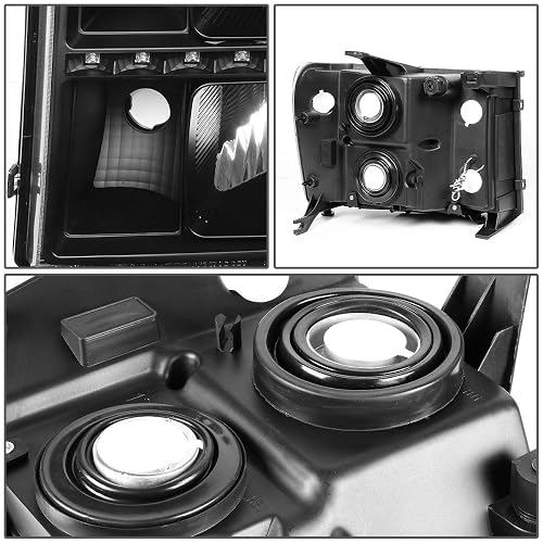 DNA Motoring HL-LED-GMCSIE07-BK-AM Conjunto de Faros, Lado del Conductor y Pasajero