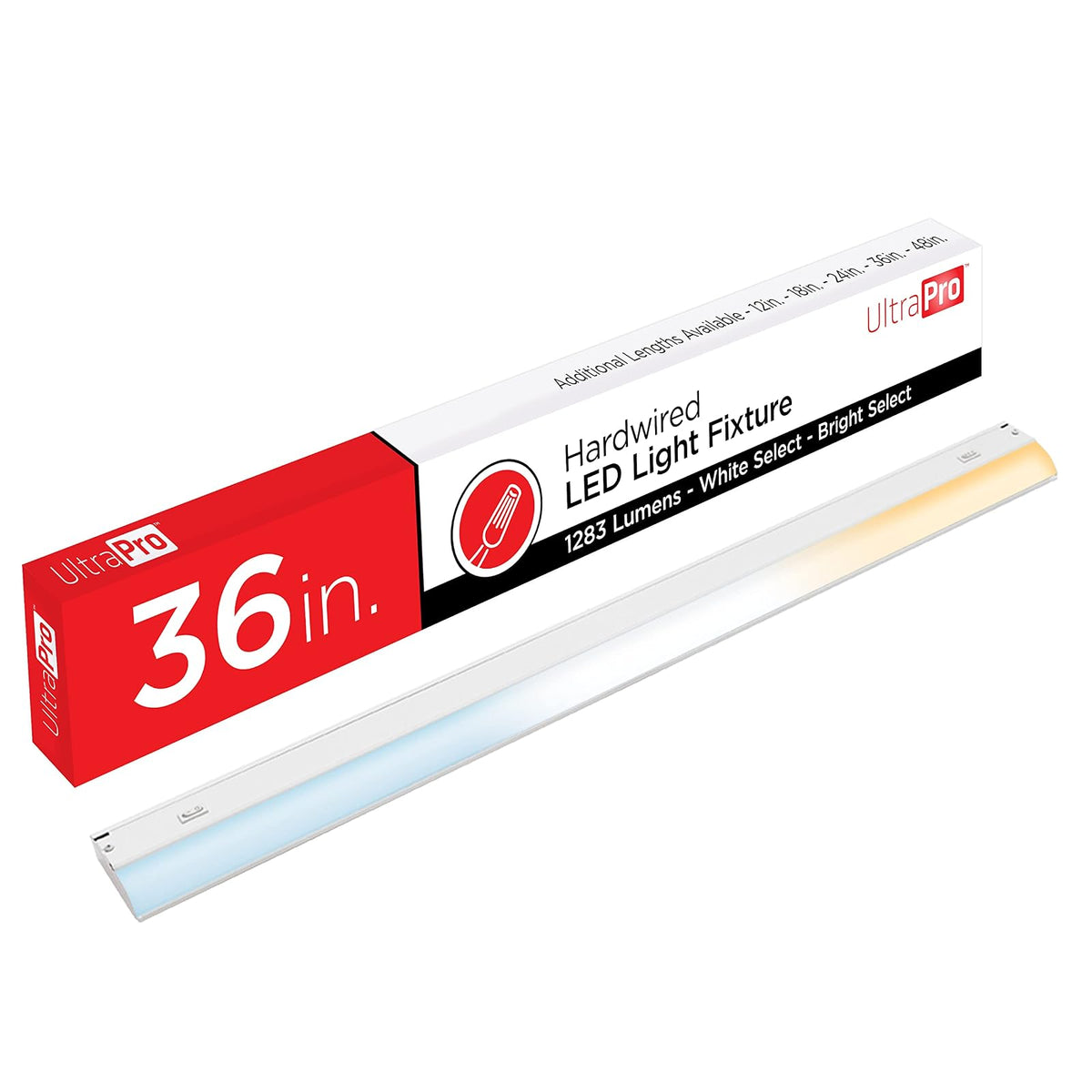 UltraPro Lámpara LED de Alambre Directo para Bajo Gabinete, Blanco Seleccionable - 91.4 cm