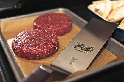 Mercer Culinary Hell's Handle M18360 Large 18/8 Stainless Steel Heavy Square Edge Turner