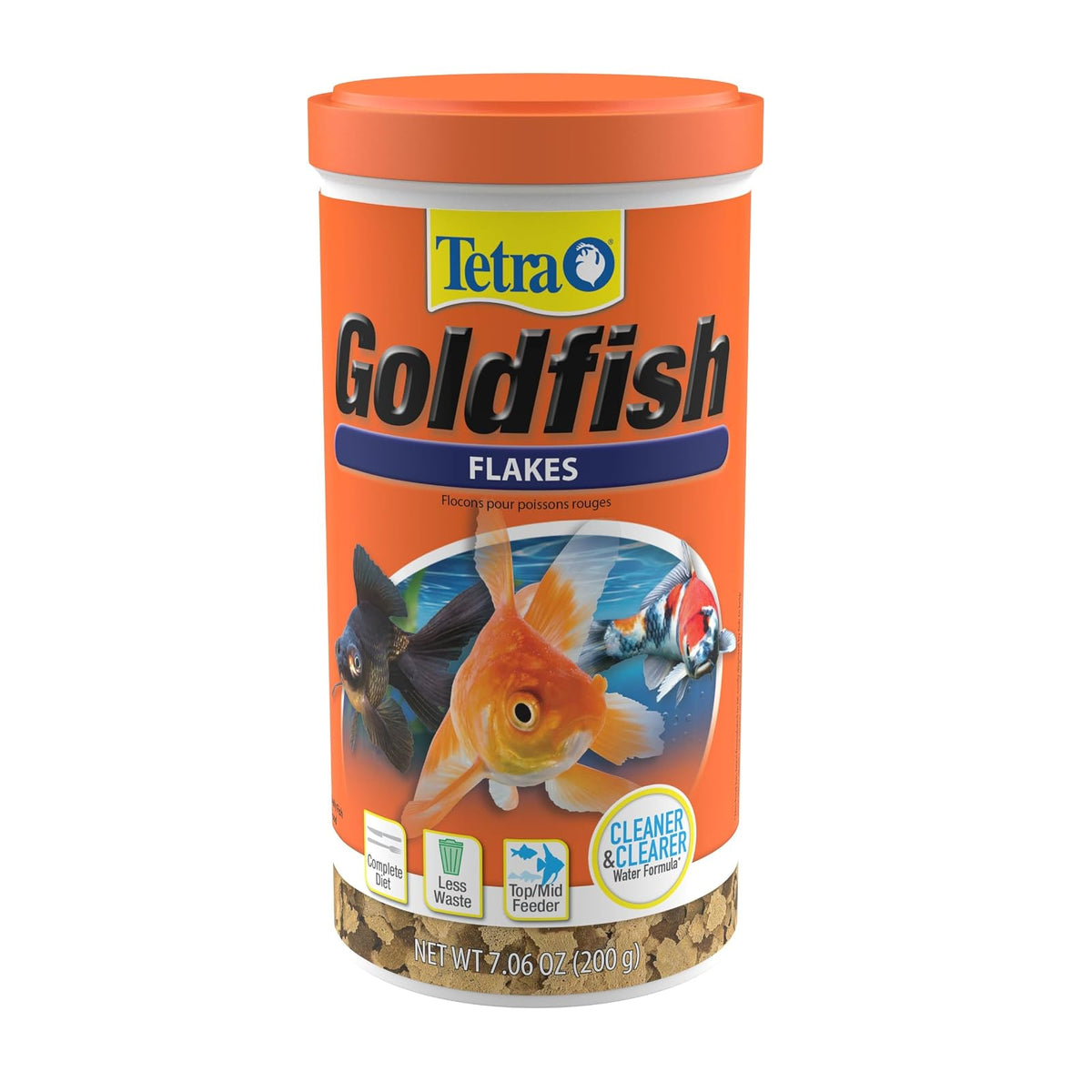 Tetra TetraMin Hojuelas para Goldfish, Alimento con ProCare - 200 g (Paquete de 1)