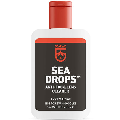 GEAR AID Sea Drops Anti-Niebla y Limpiador para máscaras de Buceo y esnórquel, 1.2 onzas líquidas