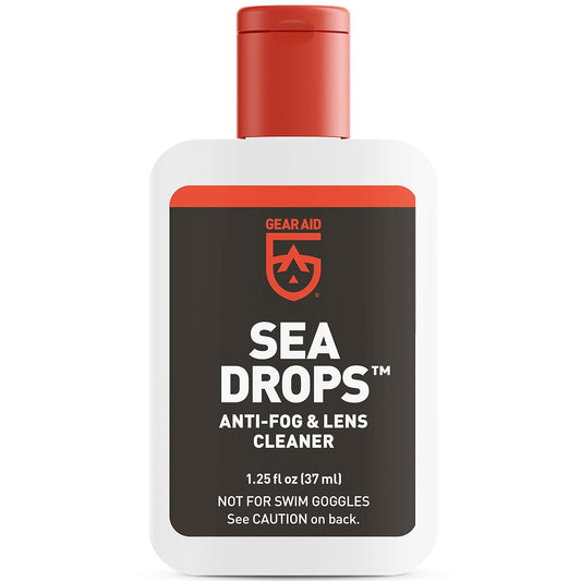 GEAR AID Sea Drops Anti-Niebla y Limpiador para máscaras de Buceo y esnórquel, 1.2 onzas líquidas