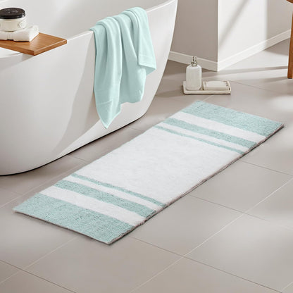 Madison Park MP72-1544 Quilt, Aqua - 3'9" x 2'3" (Rectangular) - Aqua