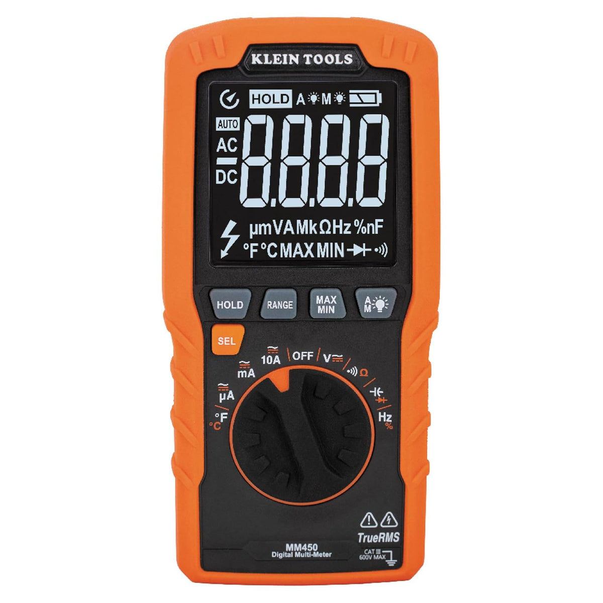 KLEIN TOOLS MM450 | Multímetro Digital | TRMS | 600 V | Auto Rango