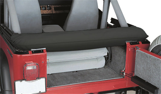 Rampage Products - Botas de Almacenamiento con Parte Superior Suave | Vinilo, Mezclilla Negra | 600015 | Compatible con Jeep Wrangler TJ 1997-2006