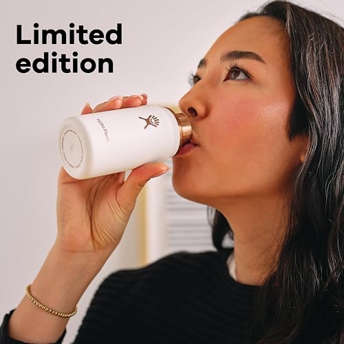 Hydro Flask - Micro Hydro 200 ml (6.4 oz) - Mini frasco aislado a prueba de fugas, con correa de clip, frío y caliente hasta 7 horas - Compacto y duradero - Verde bosque
