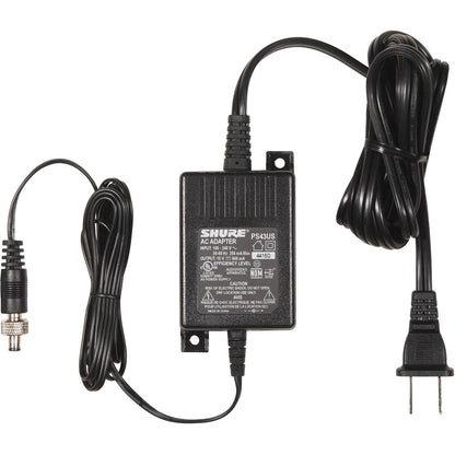 Shure PS43US - Fuente de Alimentación para Receptores Inalámbricos GLX4 y ULX4, 15 VDC, 600 mA