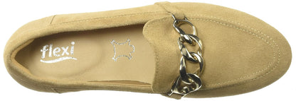 Flexi Zapatos para Mujer con Detalle de Cadena Plateada 105310