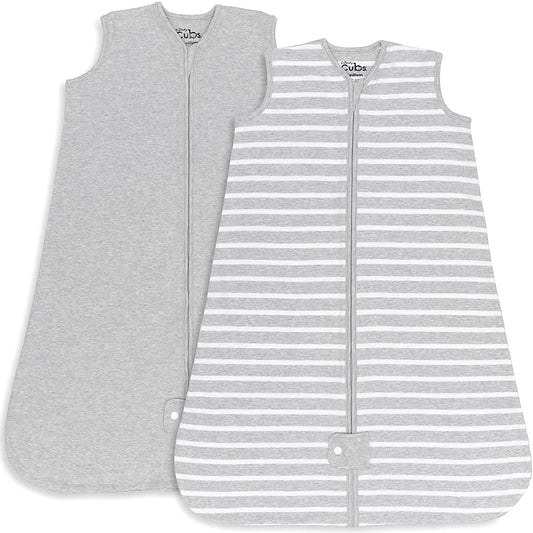 Comfy Cubs Sleep Saco de dormir 2 unidades, gris, mediano