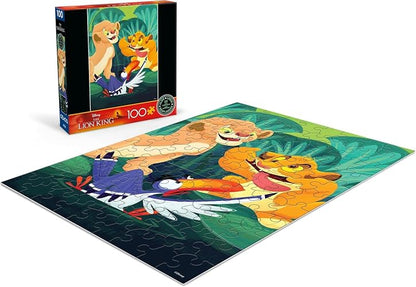 Ceaco - Disney - El Rey León - Hacer Caras - Brillan en la Oscuridad - Rompecabezas de 100 Piezas