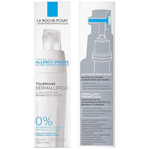 La Roche Posay Toleriane Ultra Crema, Crema Hidratante Facial para Piel Sensible y Alergica, 40 ml, 1 count, Multicolor