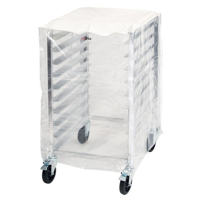Winco Funda para estante de hojas de 10 niveles ALRK-10 y ALRK-10BK, transparente, mediano - Mediano - Profesional