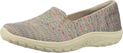 Skechers Reggae Fest Mocasín Plano Tejido para Mujer - 27.0 cm - multicolor