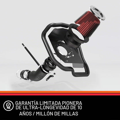 K&N Sistema de admisión de aire frío: filtro de aire de alto flujo, aumenta el rendimiento y la aceleración: compatible con Harley Davidson 2001-2017: (ver descripciones del producto para modelos