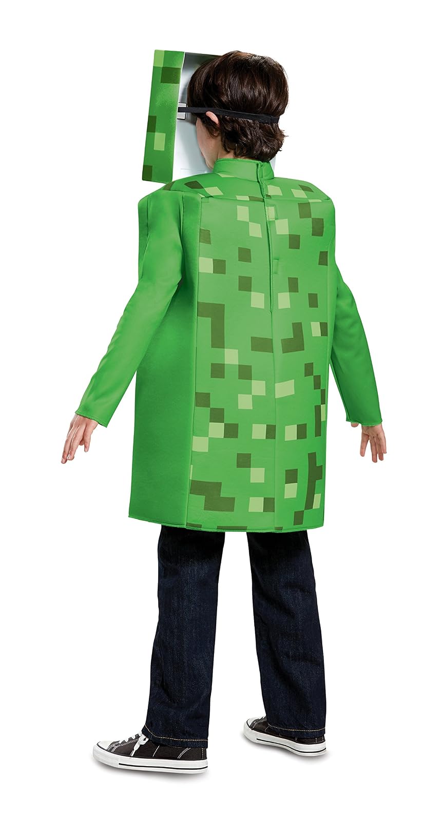 Creeper - Disfraz clásico de Minecraft, Verde, pequeño (4-6)