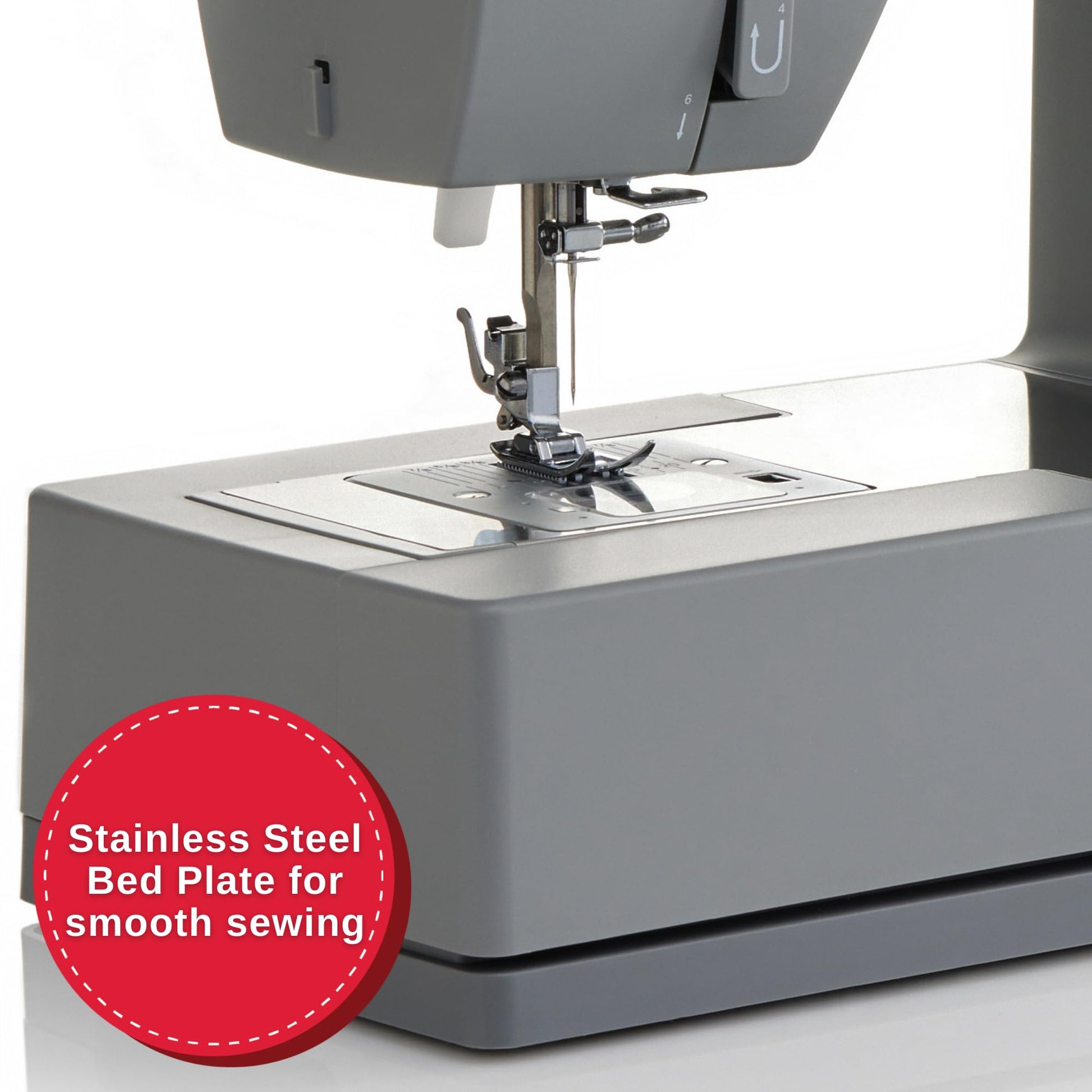 SINGER - Kit de accesorios para máquina de coser resistente 4411, apto para principiantes, color gris