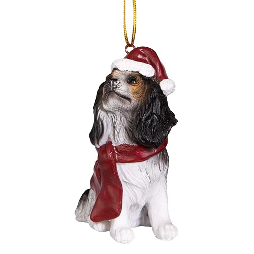 Adornos navideños con diseño de Perros, Charles Cavalier, Color Completo, 1