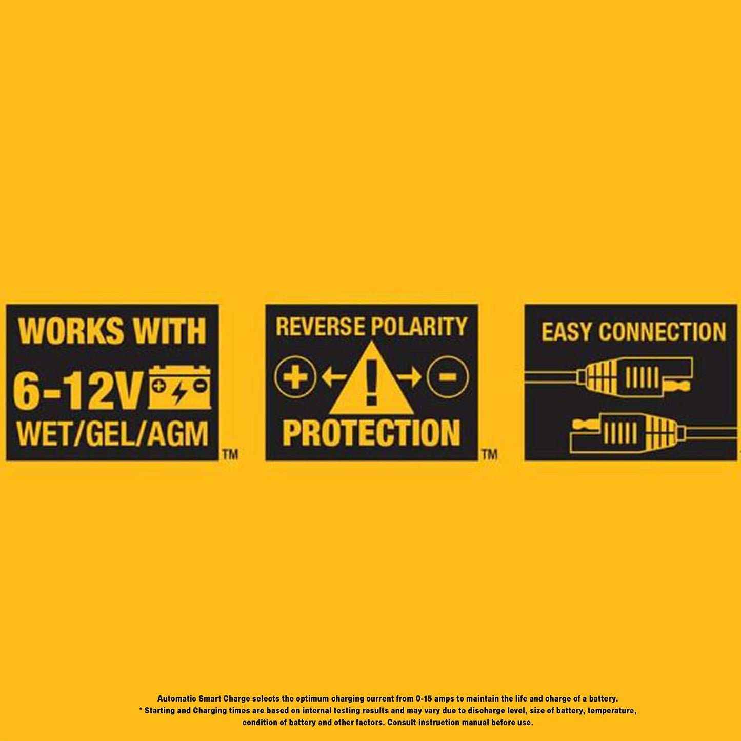 DEWALT DXAEC2 DXAEC2 Cargador y mantenedor Profesional de 2 amperios para automóviles