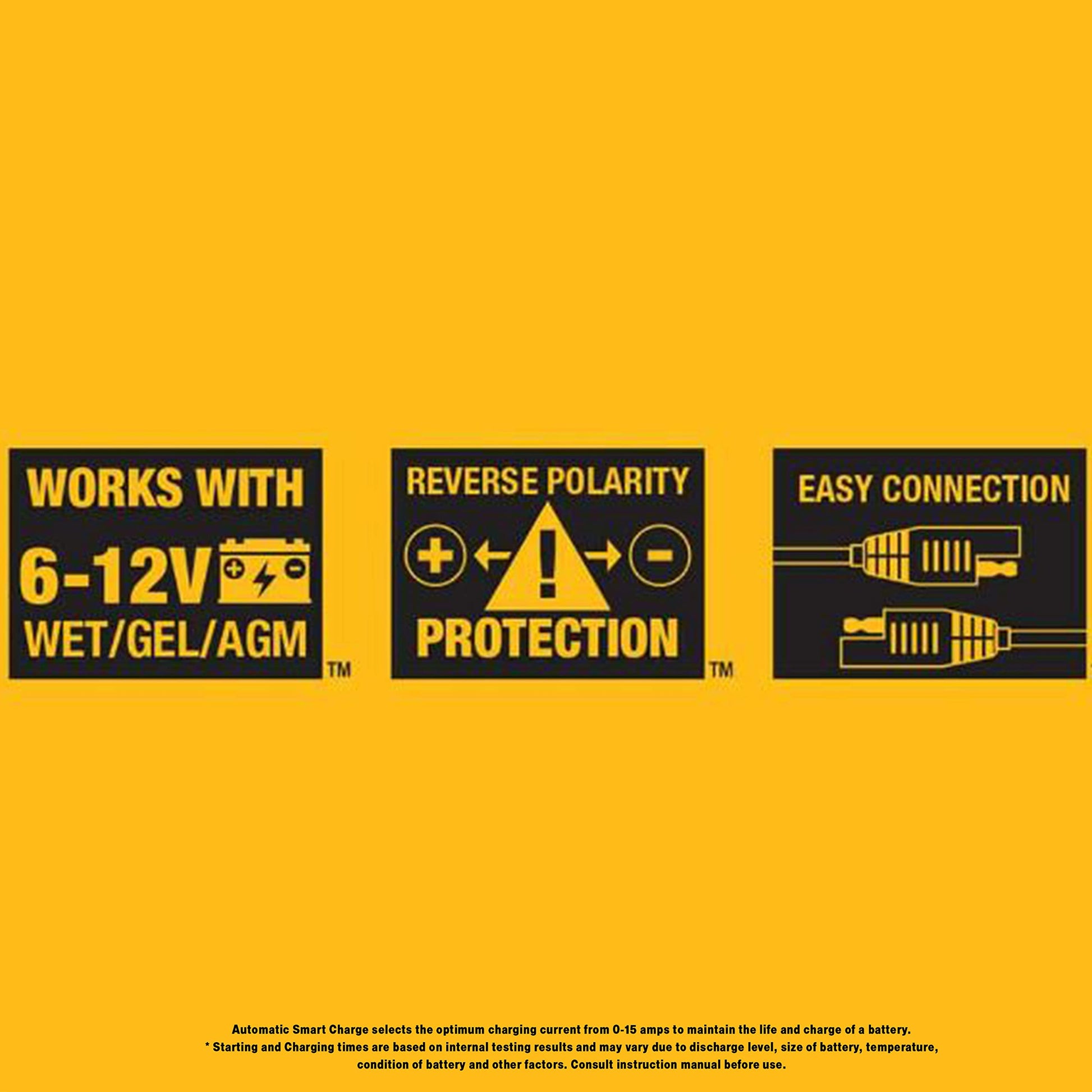 DEWALT DXAEC2 DXAEC2 Cargador y mantenedor Profesional de 2 amperios para automóviles