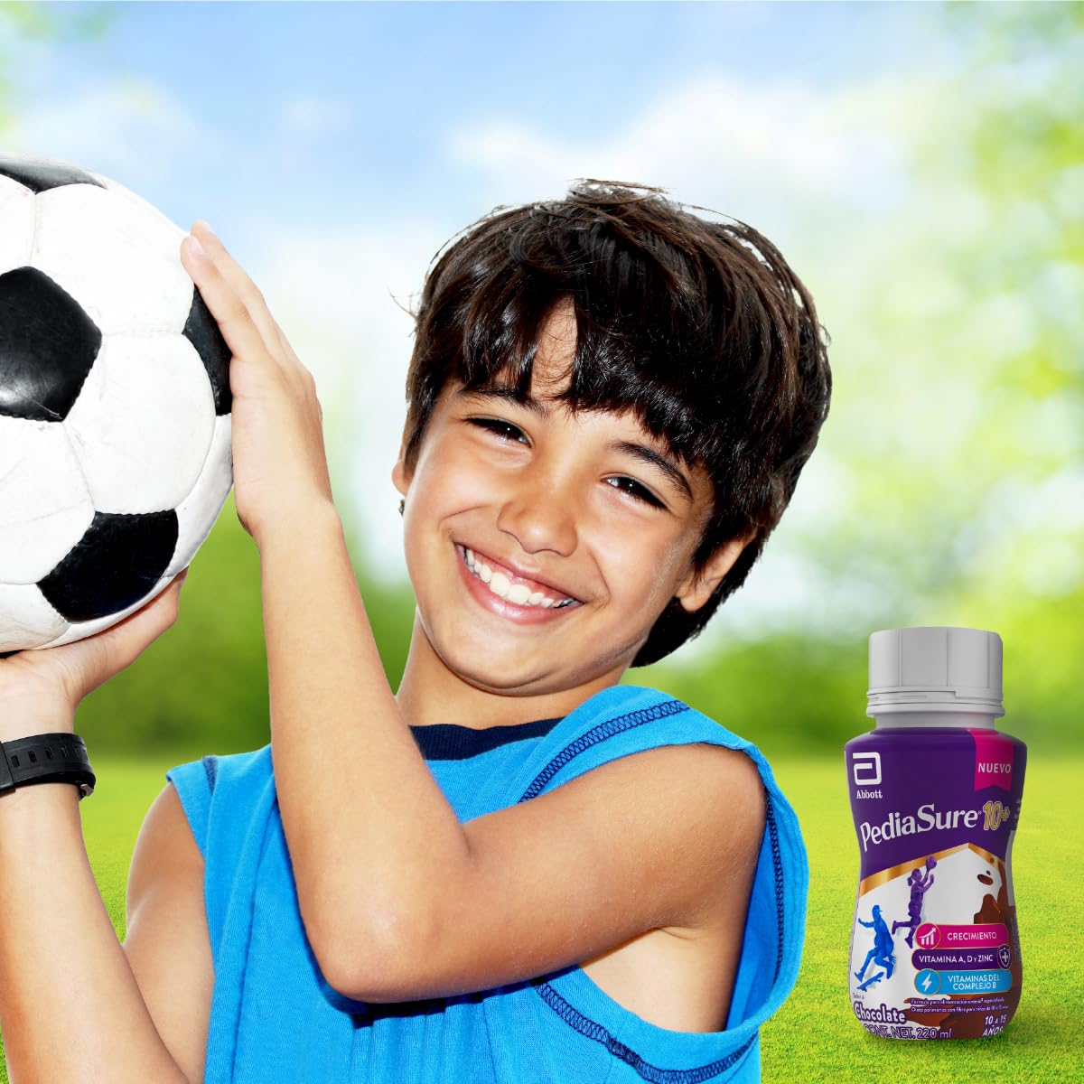 PediaSure 10+ Chocolate Alimentación Especializada Pack 24 de 220 ml | Formula especializada para adolescentes de 10 a 15 años con nutrientes esenciales que apoyan al crecimiento de los huesos.