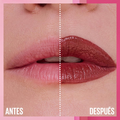 Maybelline Serum Lipstick Labial en Barra Hidratante Satin Make It Work
