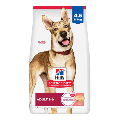 Hill's Science Diet Croquetas para Perro Adulto Sabor Salmón 2Kg | Croquetas Hill's para perro, salmón real, digestión saludable, sistema inmunológico fuerte, omega-6 y vitamina E