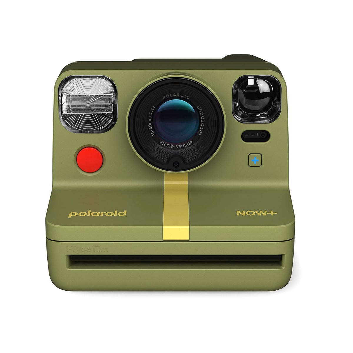 Polaroid Now+ 2ª generación de película instantánea Tipo I, con conexión Bluetooth, cámara controlada, Verde Bosque (9075)