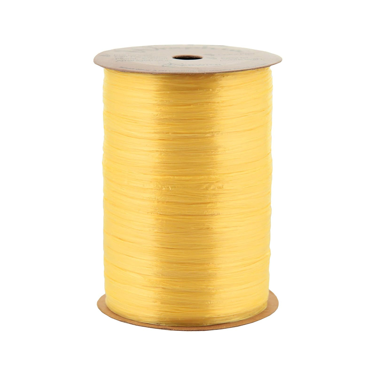 Berwick Offray Daffodil Cinta de Rafia perlada Amarilla, 1/4 Pulgadas de Ancho, 100 Yardas