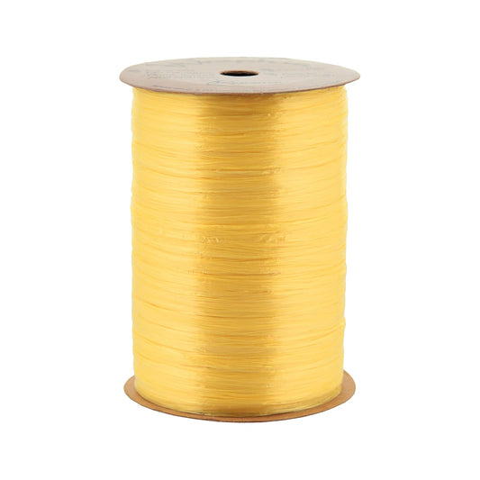 Berwick Offray Daffodil Cinta de Rafia perlada Amarilla, 1/4 Pulgadas de Ancho, 100 Yardas