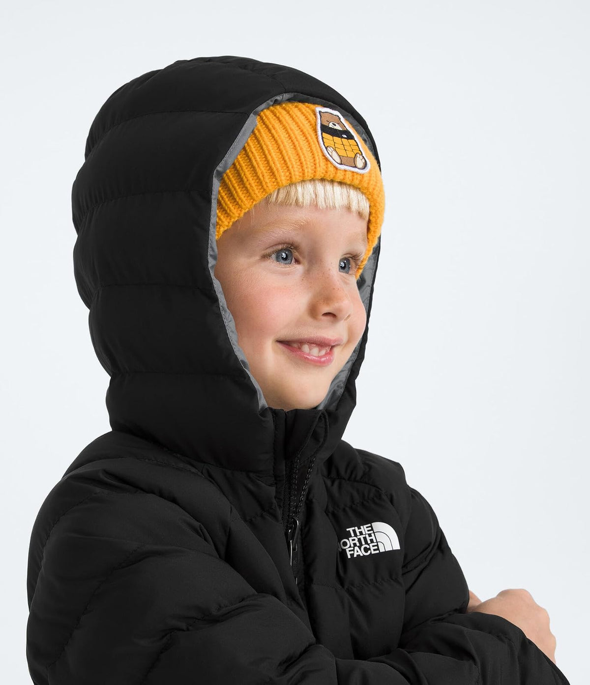 THE NORTH FACE Reversible Perrito Insulated Hooded Jacket | 2 in 1 Winter Coat for Boys & Girls', Lightweight & Water Repellent Chaqueta bebés unisex