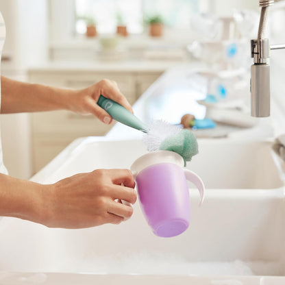 Munchkin® Sponge™ - Cepillo para Polvo para Botella (diseño Moderno, 2 Unidades), Salvia