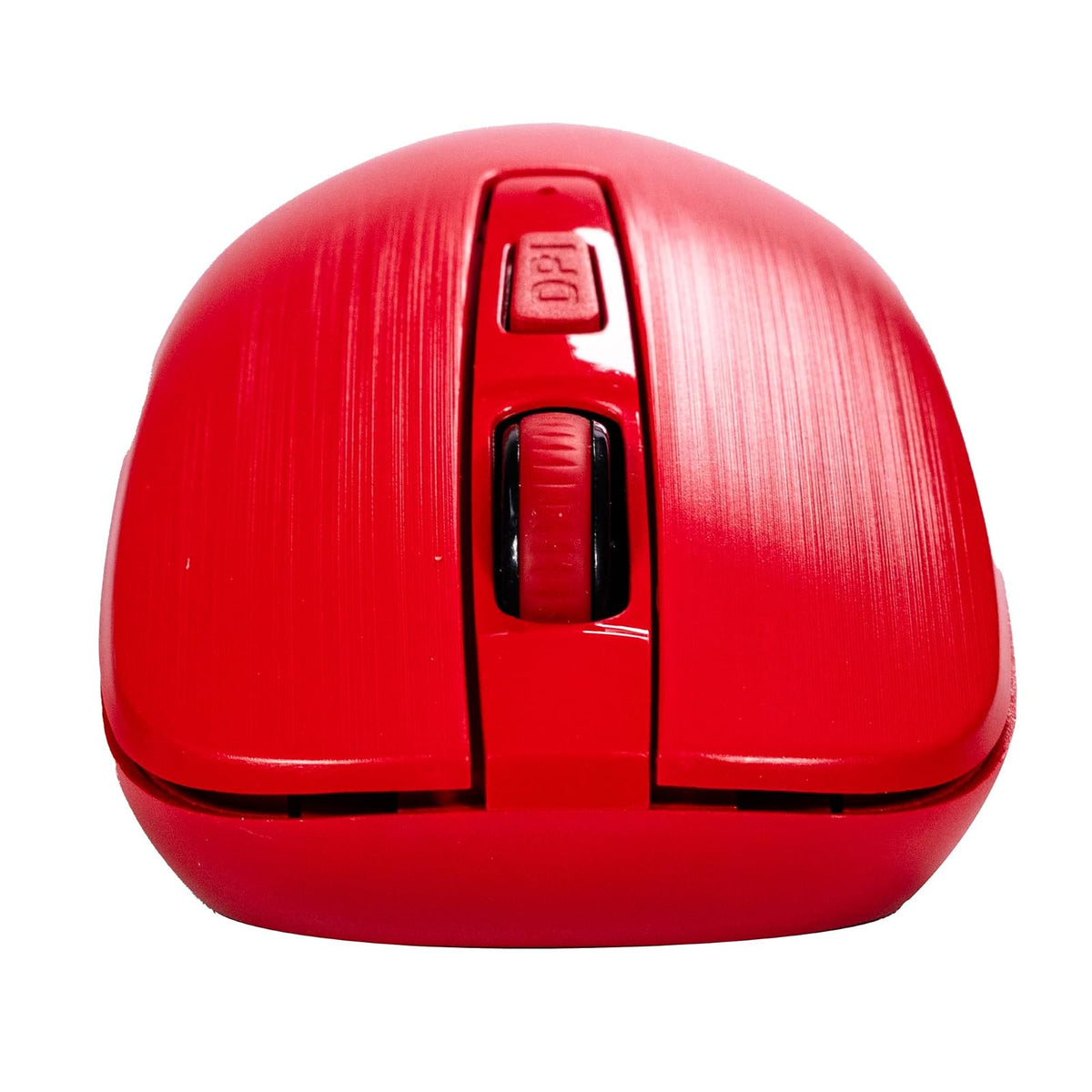 Naceb Technology Mouse Inalámbrico 2.4G NA-0137R - Diseño Clásico y Funcional, Control Preciso, Incluye 2 Pilas AA - Rojo