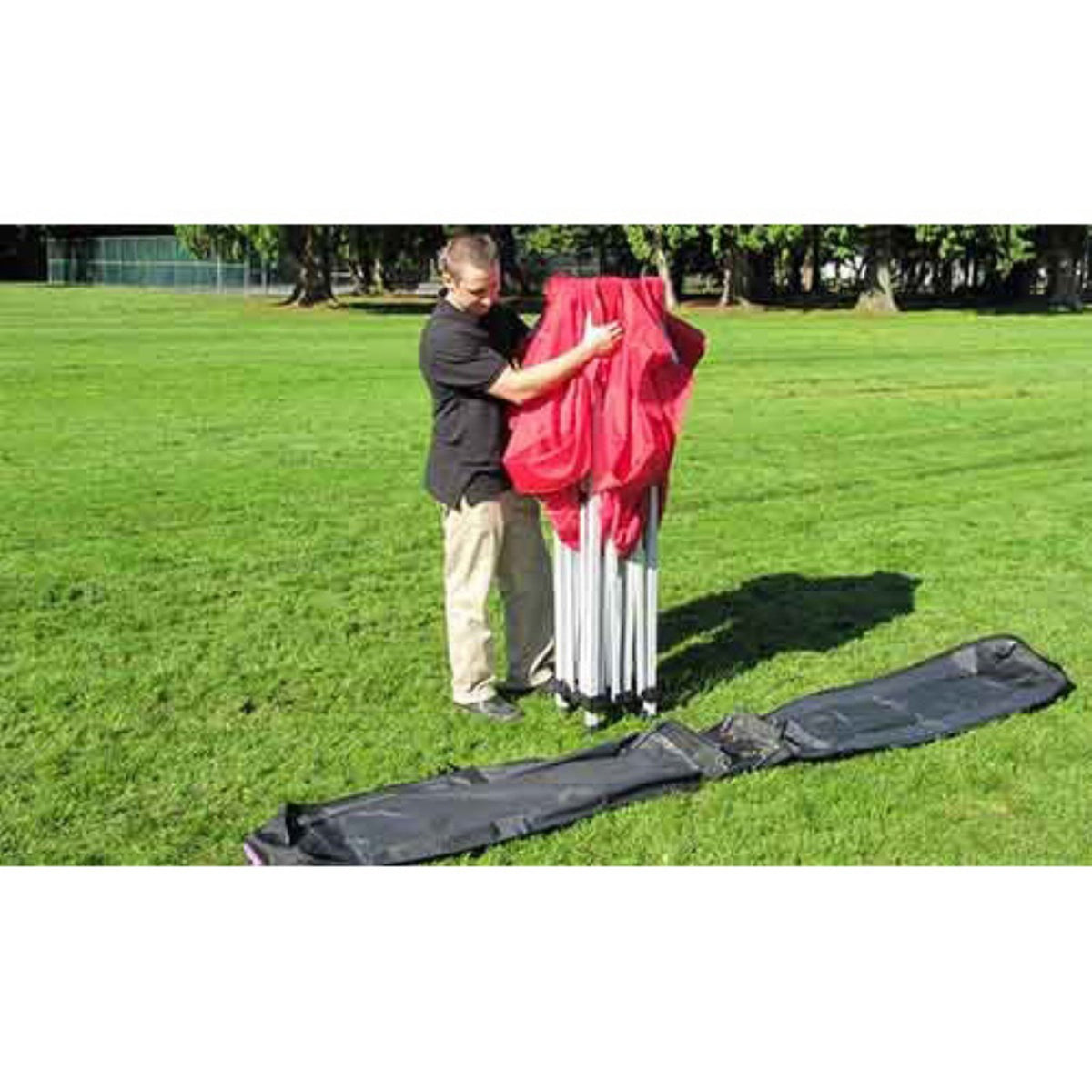 Impact Canopy Bolsa Enrollable Para Toldo 10x10 | 25.4 x 25.4 cm, con ruedas y asas, bolsa de almacenamiento
