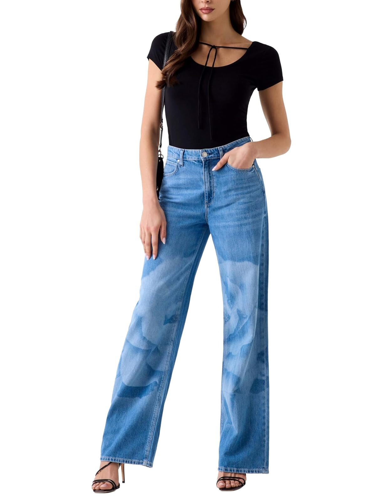 GUESS Top Gisella de Manga Corta
