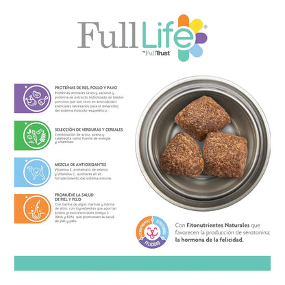 Alimento seco para Perro FullLife Adulto 8KG