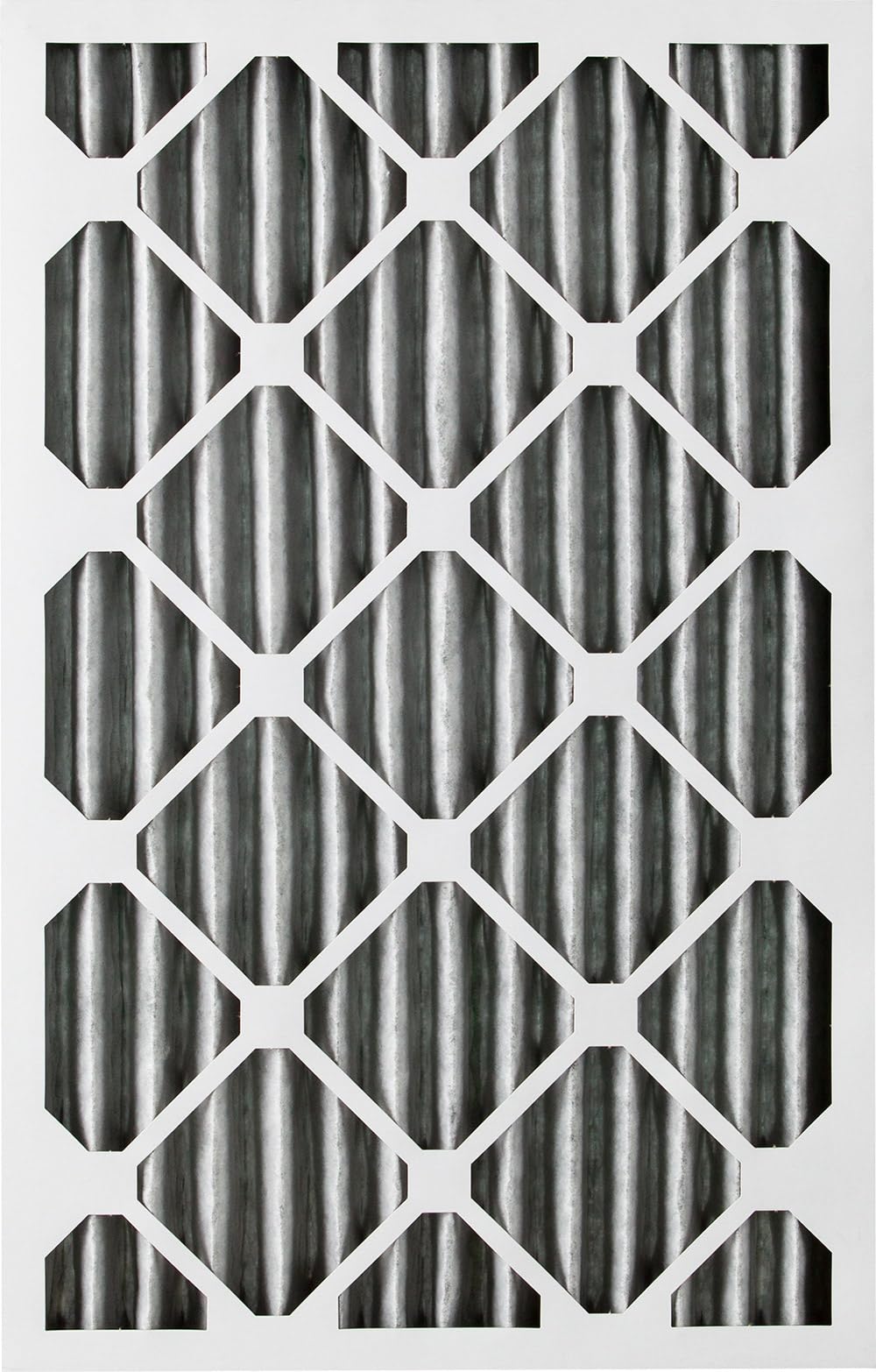 Nordic Pure 20x25x2PM12C-3 Pleated MERV 12 Plus Carbon AC Furnace Filters, 20 x 25 x 2", 3 Pack