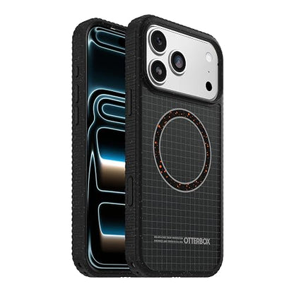 Sole Series - Carcasa para iPhone 17 Pro MAX, Color Negro | Funda para iPhone con bordes de rodadura, funda protectora para iPhone con lazo para dedos, compatible con Magsafe