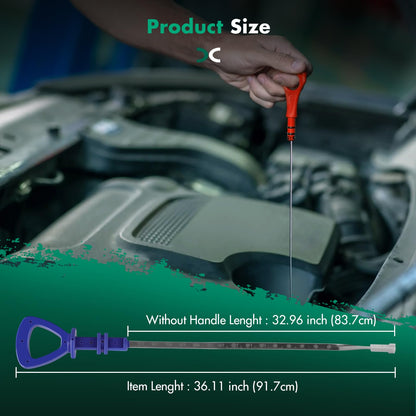 SCITOO 36.5 pulgadas barra de aceite para motor Mercedes-Benz C230 C240 C32 C320 C55 CL55 CLK320 CLK500 CLK55 CLS500 CLS55 E320 E55 ML500 R500 R50S430 S500 S55 SL500 SL55 SLK55 2001-2010 Mediano