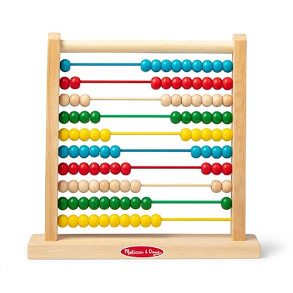 Melissa & Doug Ábaco, Juguete de Madera Clásico, Juguete de Desarrollo, 8 Actividades de Extensión