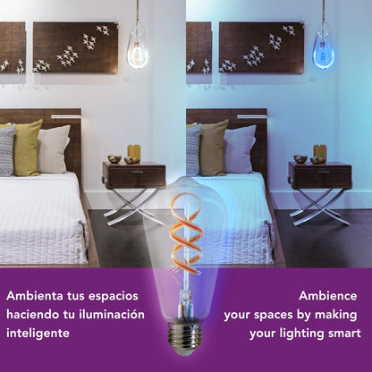 Lloyd's Foco Vintage WiFi Inteligente LED 6W RGB Control por App