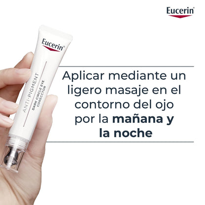 Eucerin Anti-Pigment Crema Contorno de Ojos 15ml - Suaviza las Líneas de Expresión