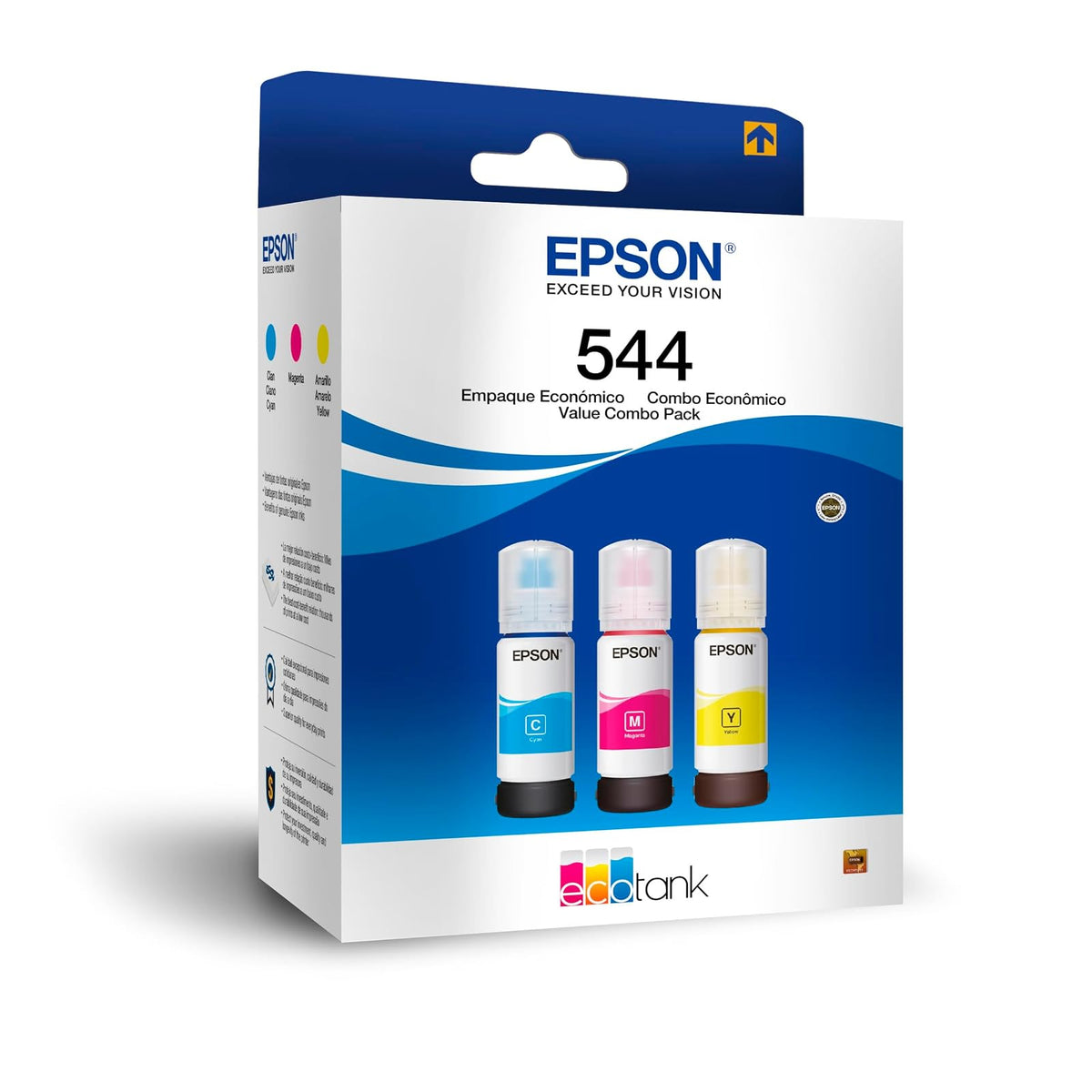 Epson Ecofit Botellas de Tinta Cian-Mag-Ama T544 3 unid.