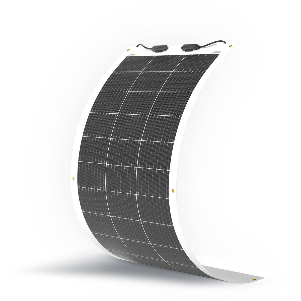 Renogy - Panel solar flexible de 100 W, 12 V, monocristalino, semiflexible y plegable, cargador fuera de la red, para caravanas marinas, cabinas y automóviles